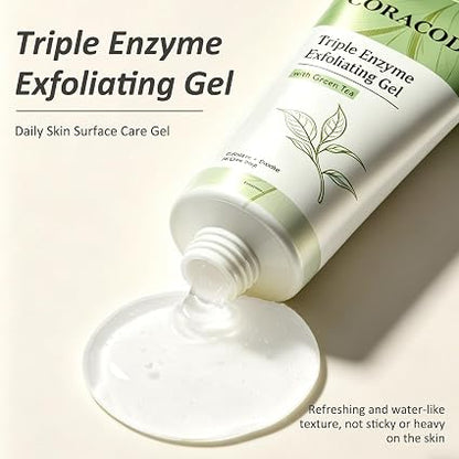 Stacific™ Triple Enzyme Green Tea Aqua Peel Gel Gentle Rolling Ex fol i a tor for Face & Body